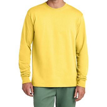 Men's Cotton Long Sleeve T-Shirt Built for Everyday Comfort
