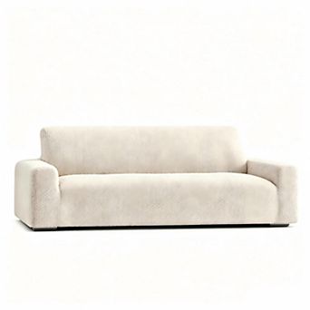 Stretch Velvet Sofa Slipcover, Washable Pet‑Friendly Couch Cover