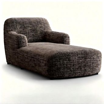 Form‑Fitted Printed Chaise Lounge Cover, Stretch Protector For Armrest Lounge Chair