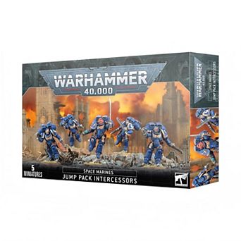 Space Marine Jump Pack Intercessors Sci-Fi Wargame Miniature Set