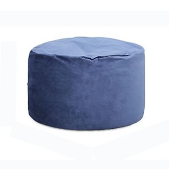 4Ft Large Bean Bag Chair,Comfy Fluffy Velvet Bean Bag Couch with Memory Foam&Washable Cover