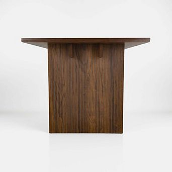 COLAMY HALO 63" Modern Farmhouse Dining Table