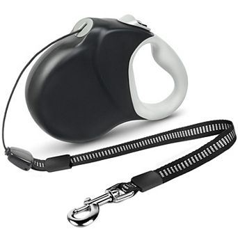 Retractable Dog Leash 30ft Heavy Duty for Medium Large Dogs Up to 110lbs 360° Tangle-Free Soft Grip