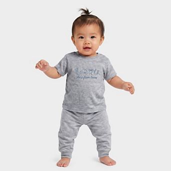 She's From Texas Icons - Infant Jogger Pant Crew Set