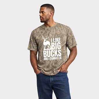 I Like Big Bucks - Men's Heavyweight Camo Tee