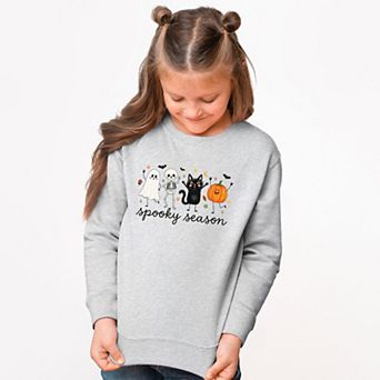 Spooky Season Stick Figures - Youth Graphic Sweatshirt