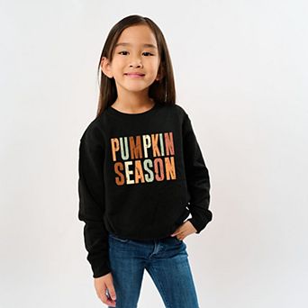 Pumpkin Season Fall Colors - Youth Graphic Sweatshirt
