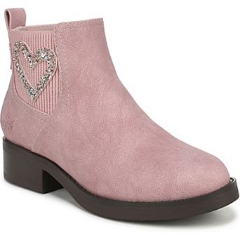 Blowfish Malibu Zander-K Girls Chelsea Ankle Boots Heart Detail