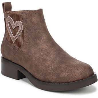 Blowfish Malibu Zander-K Girls Chelsea Ankle Boots Heart Detail