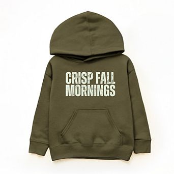 Crisp Fall Mornings Distressed - Youth Graphic Hoodie