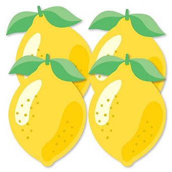 Big Dot Of Happiness So Fresh - Lemon - Decor Diy Citrus Lemonade Party Essentials - 20 ct