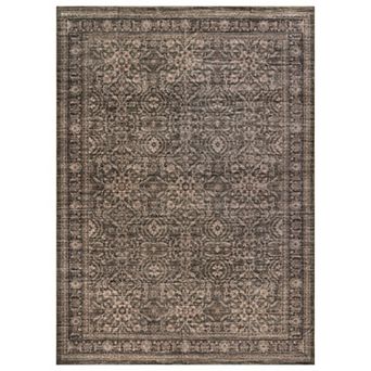 WRG Home Traditional Allover Machine Washable Indoor Area Rug