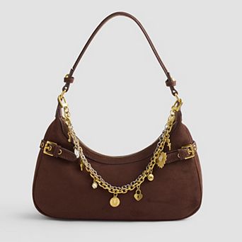 madden girl Suede Shoulder Bag