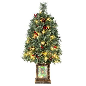 3ft Artificial Christmas Tree with Warm White LED Lights