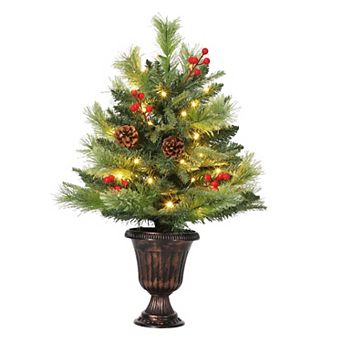 Tabletop Xmas Tree for Home Office Indoor Outdoor Holiday Decor