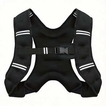 Weighted Vest Adjustable Reflective Strength Running Workout Jogging Walking