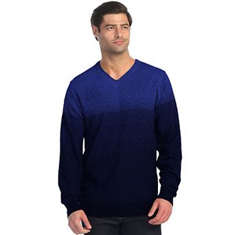Gioberti Men's Jacquard V-Neck Pullover Sweater