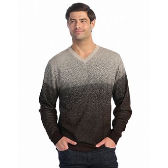 Gioberti Men's Jacquard V-Neck Pullover Sweater