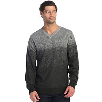 Gioberti Men's Jacquard V-Neck Pullover Sweater