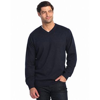 Gioberti Men's Jacquard V-Neck Pullover Sweater