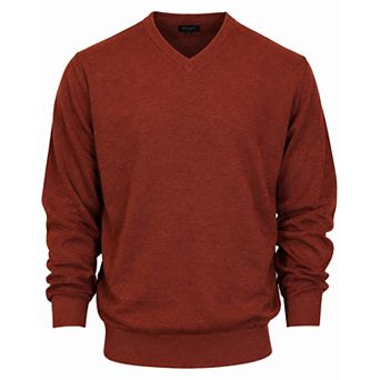 Gioberti Men's Jacquard V-Neck Pullover Sweater