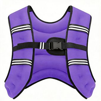 Weighted Vest Reflective Adjustable Workout Fitness Running