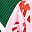 Green Candy Cane