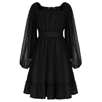 Girl Fall Winter Long Sleeve Casual Party Dress Kids