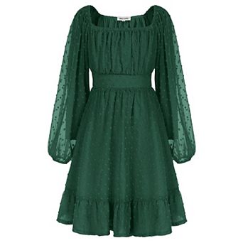 Girl Fall Winter Long Sleeve Casual Party Dress Kids