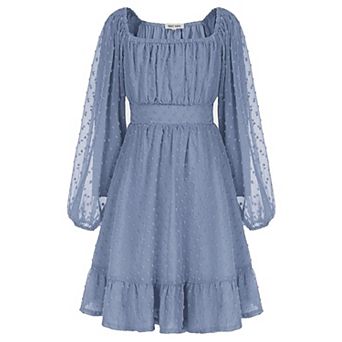 Girl Fall Winter Long Sleeve Casual Party Dress Kids