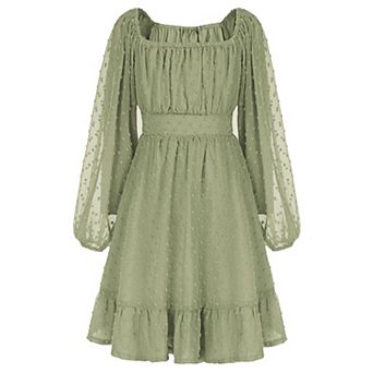 Girl Fall Winter Long Sleeve Casual Party Dress Kids