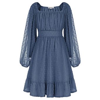 Girl Fall Winter Long Sleeve Casual Party Dress Kids