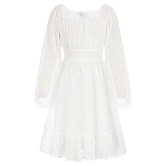 Girl Fall Winter Long Sleeve Casual Party Dress Kids