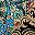 Color Blue Paisley