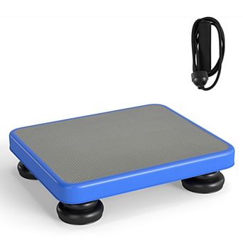 Costway 24” x 20” Kids Rebounder Bouncing Board Trampolines with Elastic Rope, Non-Slip Base & Feet