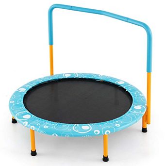 Costway 36" Kids Trampoline Rebounder with Full Covered Handrail & Pad Indoor Outdoor