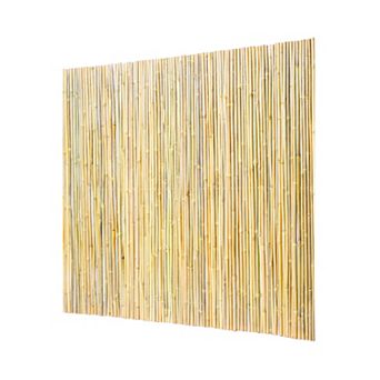 VEVOR Natural Rolled Bamboo Fence, Eco-Friendly Bamboo Privacy Fence 4 ft H x 6 ft L x 0.75 in D.