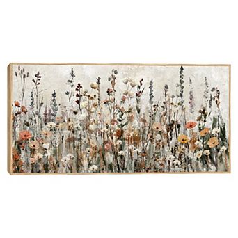 Masterpiece Wonderful Wilds Floral Framed Canvas Wall Art
