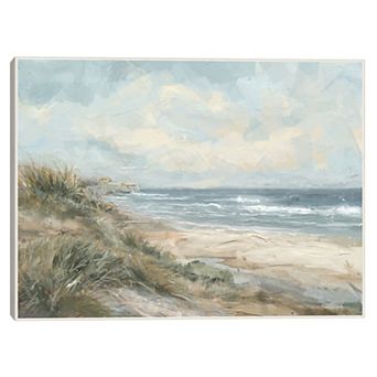 Masterpiece Peaceful Shores Framed Canvas Wall Art