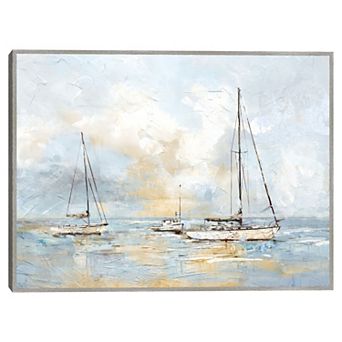 Masterpiece Tranquil Pause REV Framed Canvas Wall Art