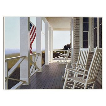 Masterpiece Sitting Framed Canvas Wall Art