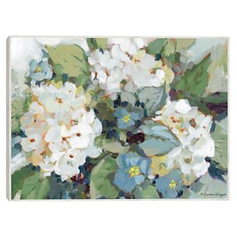 Masterpiece Hydrangeas Framed Canvas Wall Art
