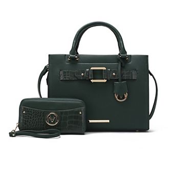 MKF Collection 2 pc Virginia Tote Bag & Wallet Set