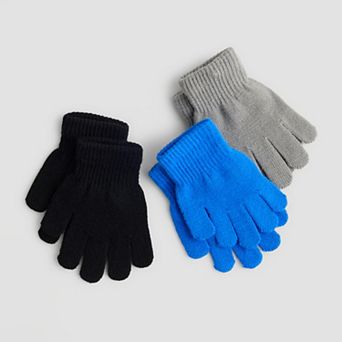 Toddler's Addie & Tate 3-Pack Winter Gloves