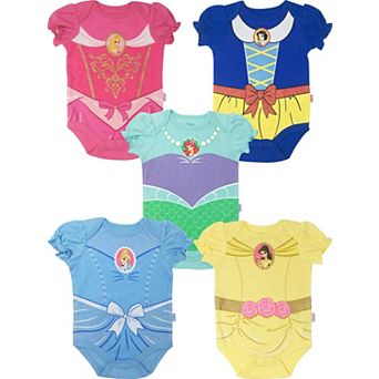 Disney's Princess 5-Pack Bodysuits