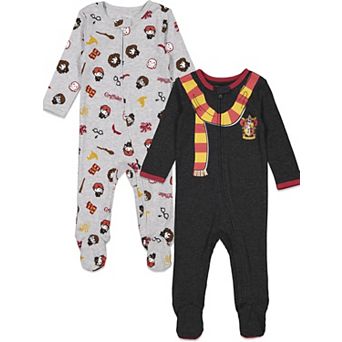 Harry Potter 2-Pack Footed One-Piece Sleep N' Play