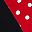 Black Red Polka Dot