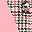 Pink Houndstooth