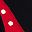 Black Red Polka Dot