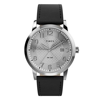 Timex® Main Street Men's 38mm Leather Strap Watch - TW2Y67300